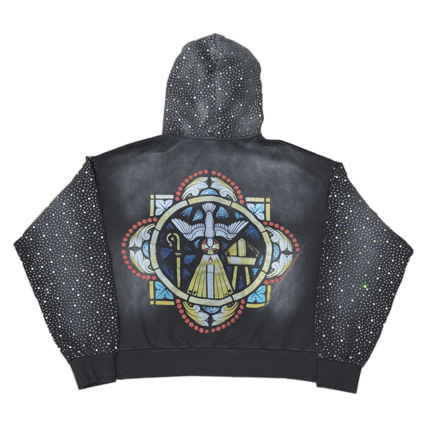 "Saints in the Stars" Rhinestone Zip